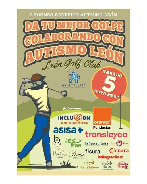 Lee más sobre el artículo I Torneo Benéfico de Golf en favor de Autismo León