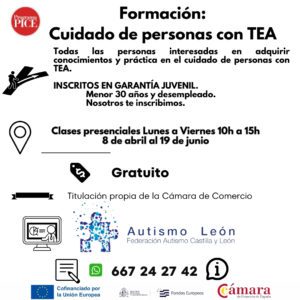 Formación: Cuidado de personas con TEA