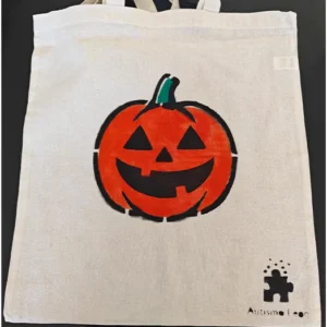 🎃 Tote bags solidarias de Autismo León para Halloween